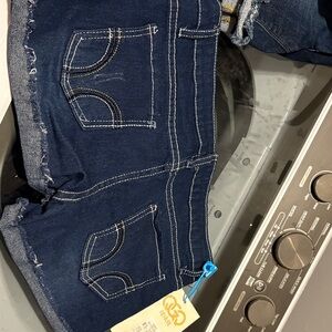 Women's Dark Blue Jean Shorts